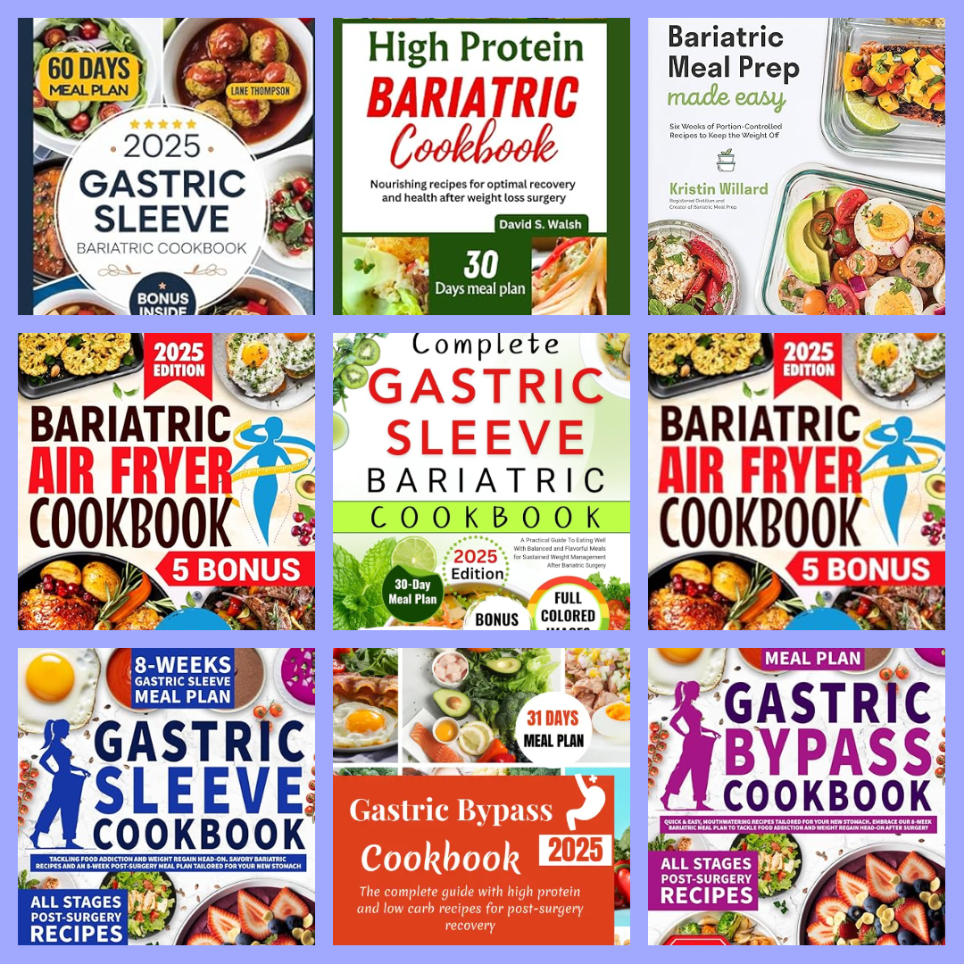 Bariatric, Gastric & High Protein Recipes Cookbooks bundle 2025 Ebooks