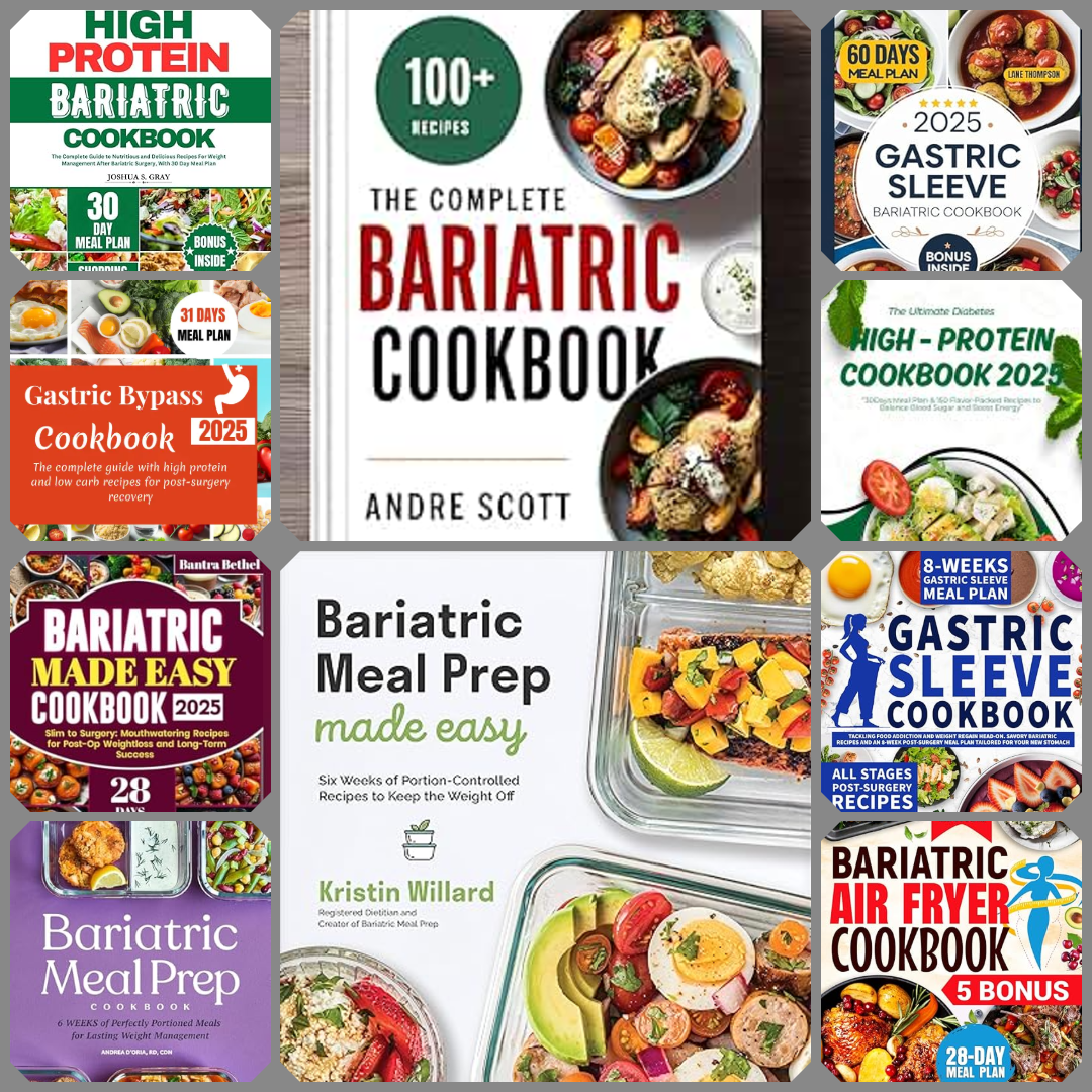 Bariatric, Gastric & High Protein Recipes Cookbooks Bundle 2025 Ebooks